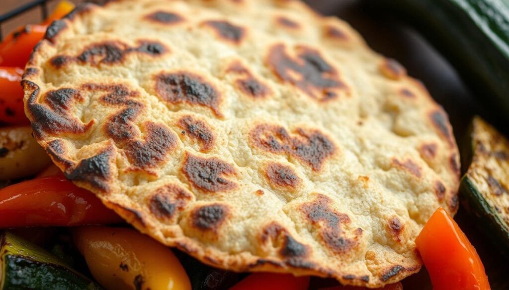 Charred tortilla