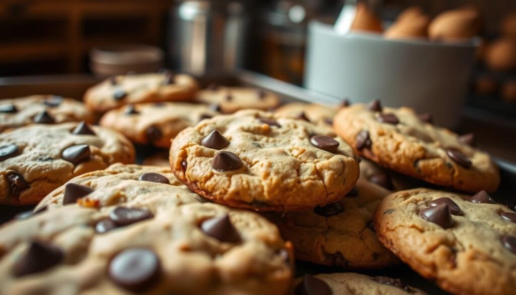 Chewy vegan cookies