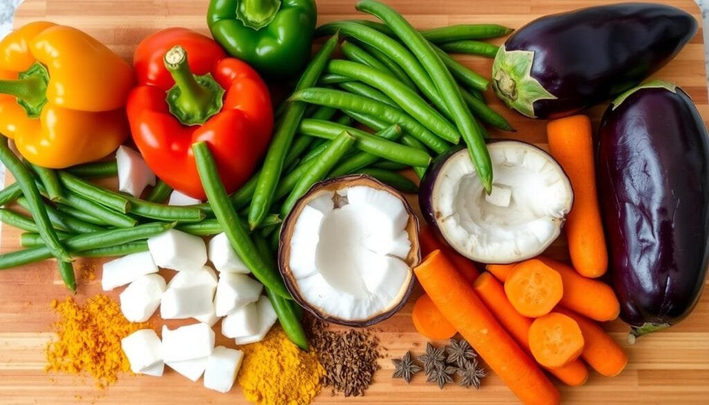 Curry vegetables