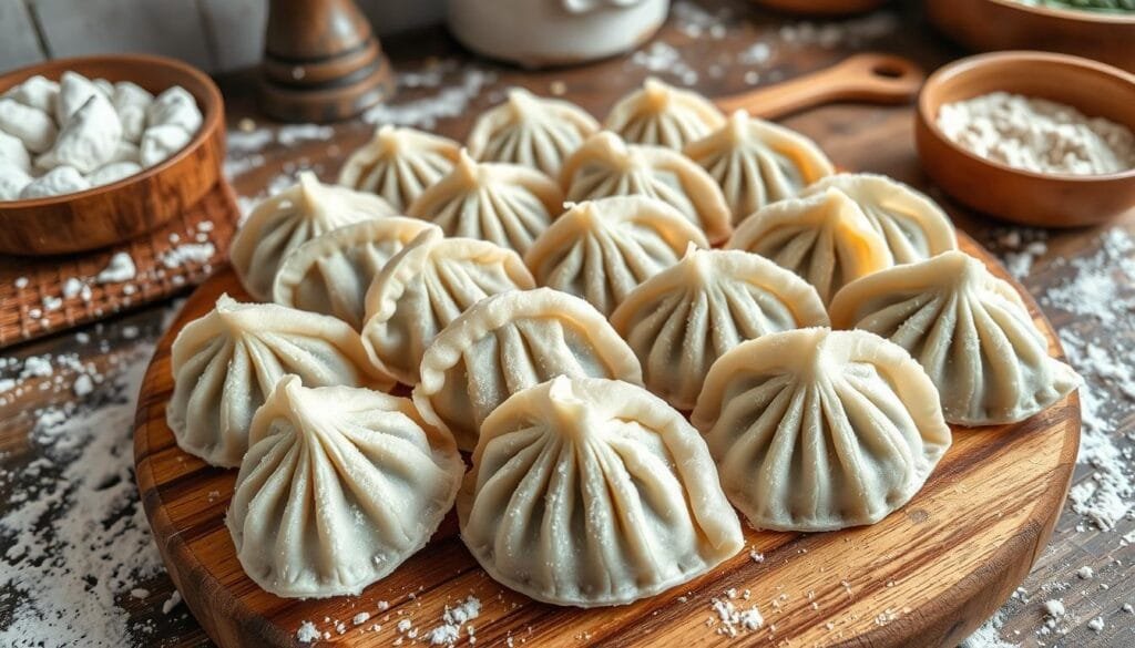 Frozen dumplings