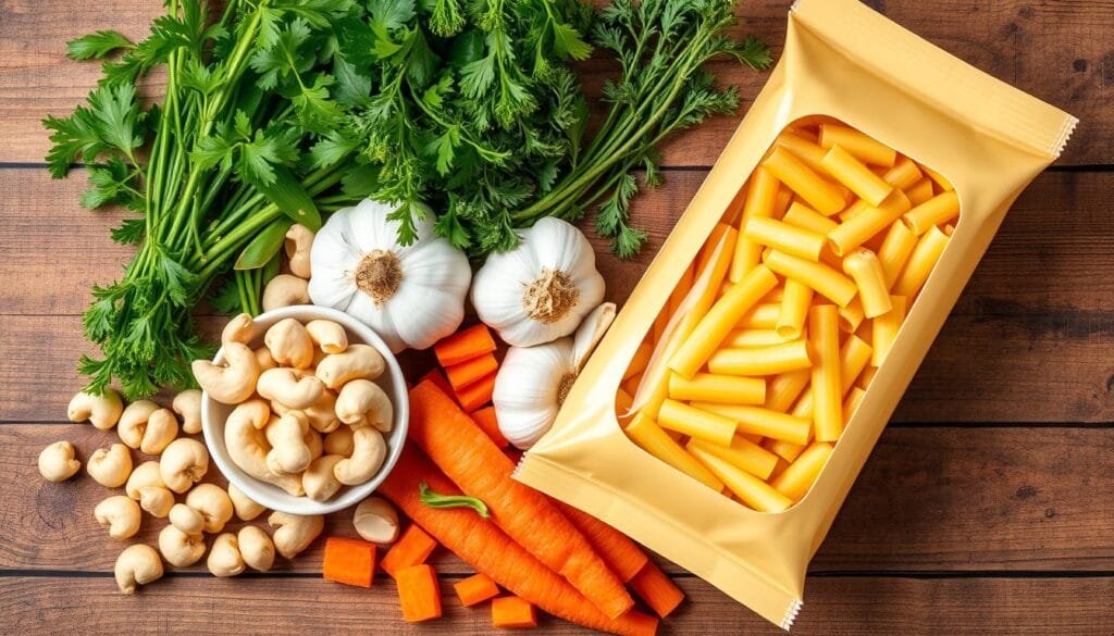 Ingredients for Vegan Mac and Cheese