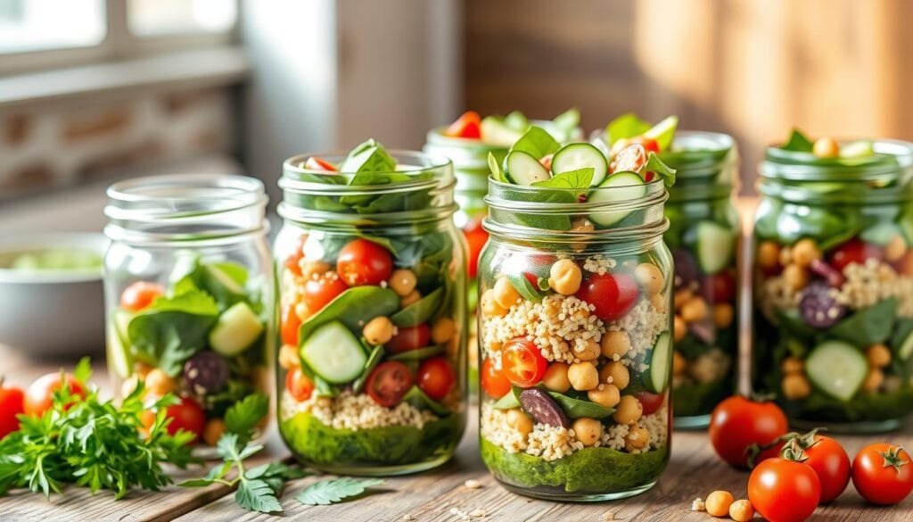 Mason jar meals