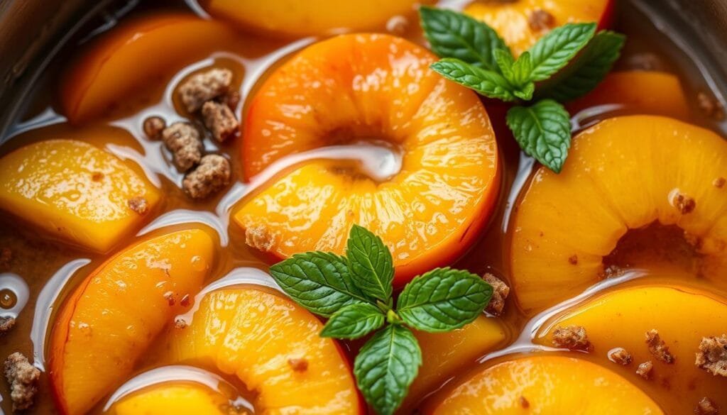 Peach filling