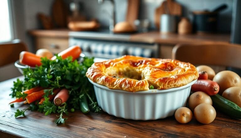 Plant-based pot pie with vegetables | Easy Comfort Food