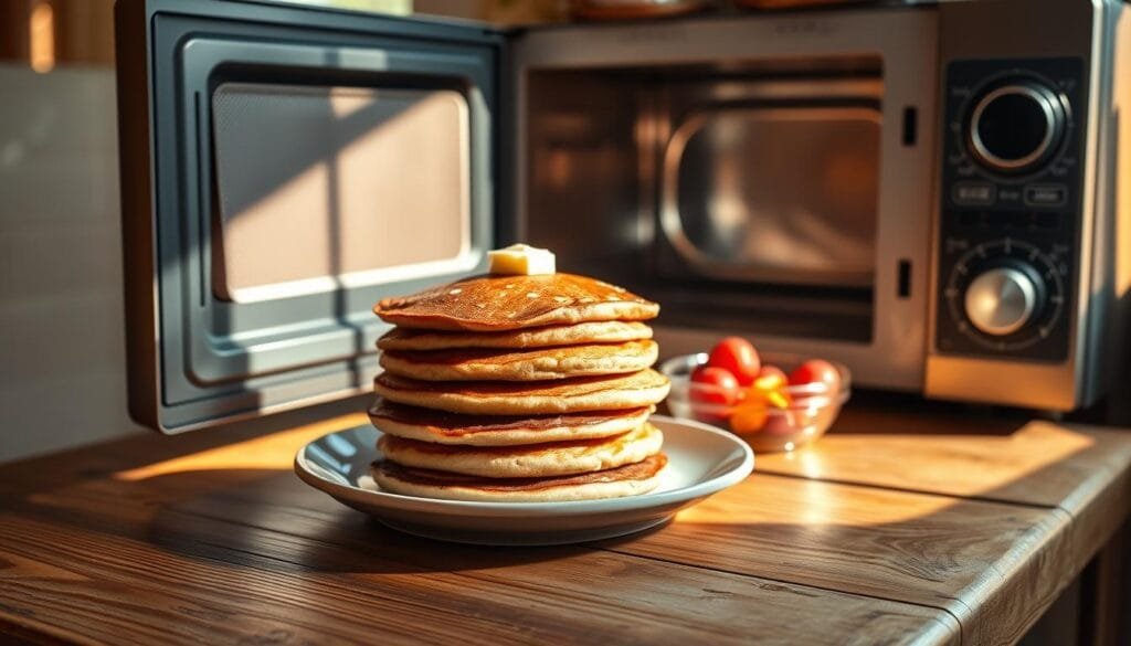 Reheating Pancakes