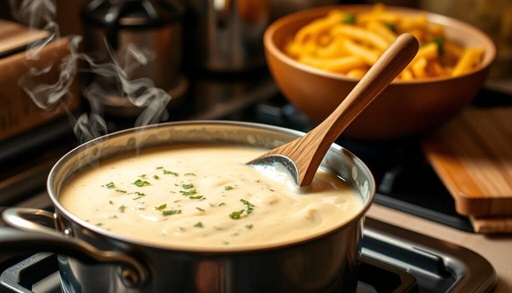 Reheating vegan alfredo sauce