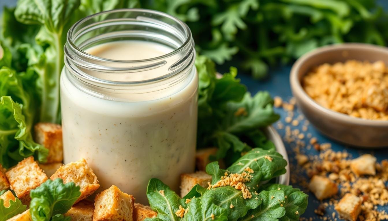 Vegan Caesar salad dressing
