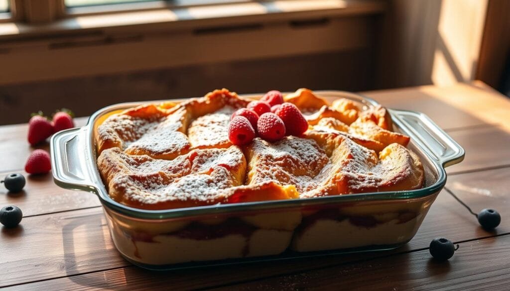 Vegan French Toast Casserole Baking