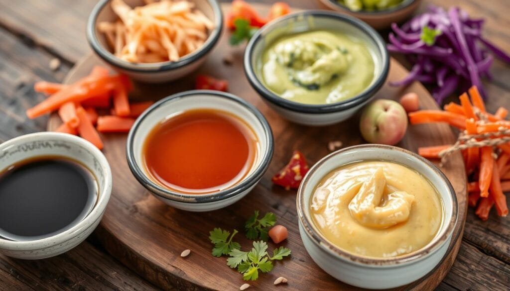Vegan Sushi Sauces and Accompaniments