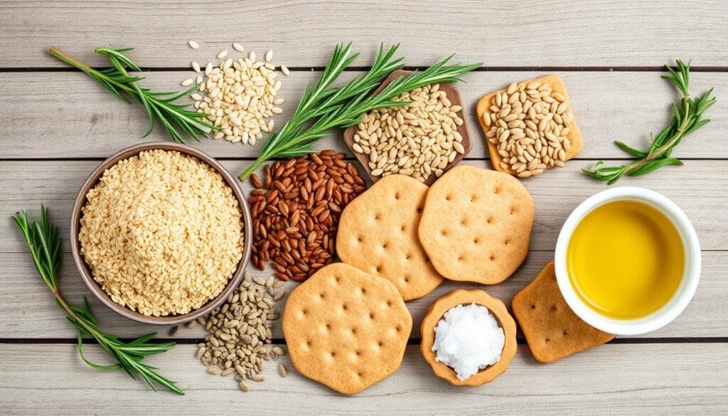 Vegan cracker ingredients
