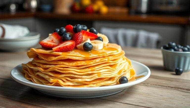 Simple Vegan Crepes with Fruit | Easy Breakfast Recipe