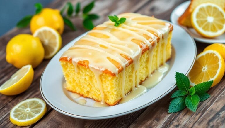 Easy Vegan Lemon Drizzle Cake Recipe That’s Super Moist