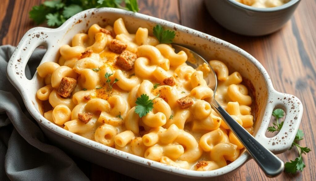 Vegan mac and cheese variations
