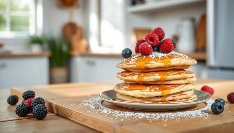 Vegan Pancakes with Oat Flour | Easy Breakfast Recipe