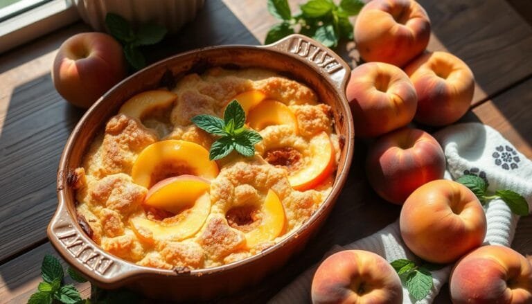 Easy Vegan Peach Cobbler Recipe | Fresh Summer Dessert