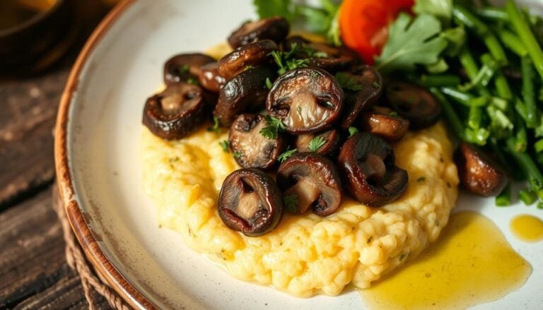 Vegan Polenta with Mushrooms: A Hearty Plant-Based Meal