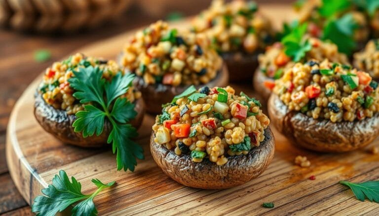 Easy Vegan Stuffed Mushrooms Ready in 30 Minutes