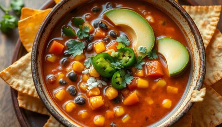 Easy Homemade Vegan Tortilla Soup Recipe | Plant-Based