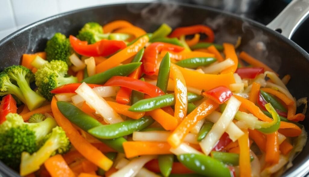 crisp stir-fry vegetables