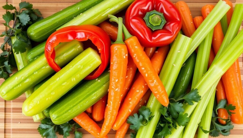 crisp vegetables