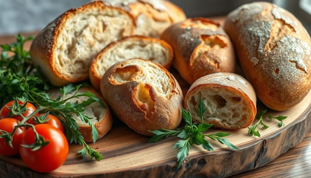 crusty bread for bruschetta
