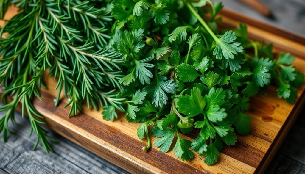 fresh herbs in cooking