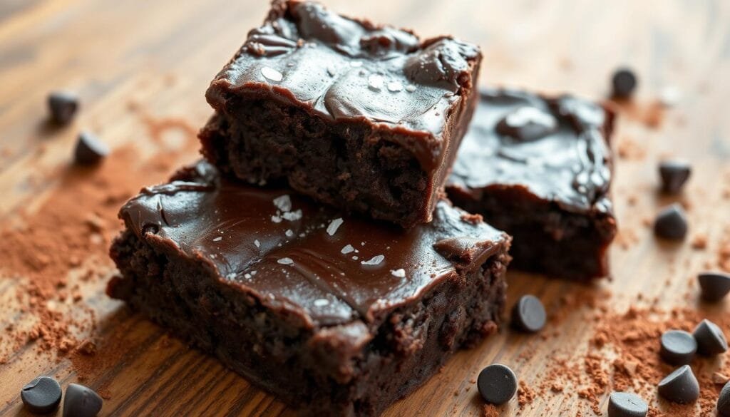 fudgy vegan brownies