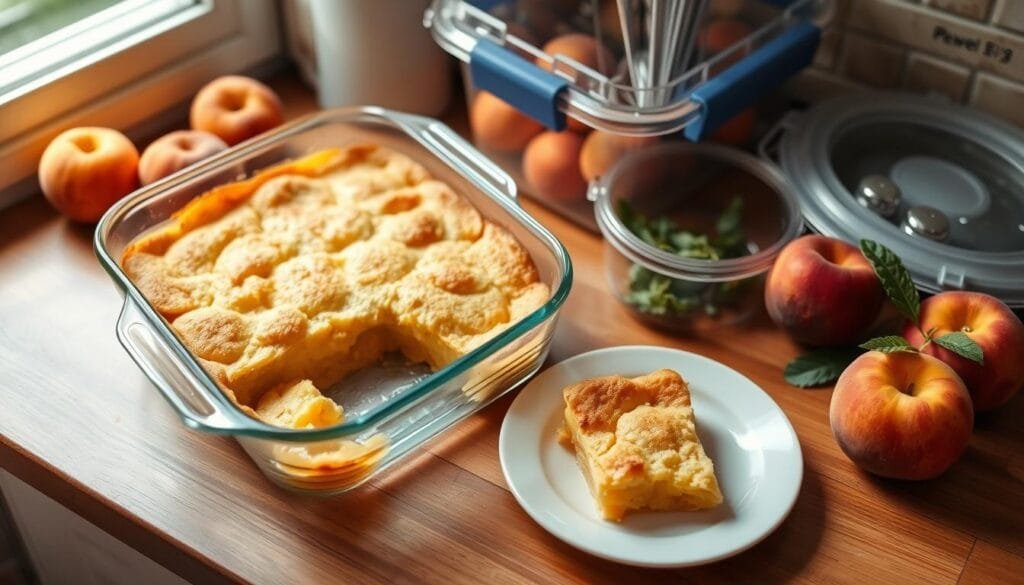 leftover cobbler storage