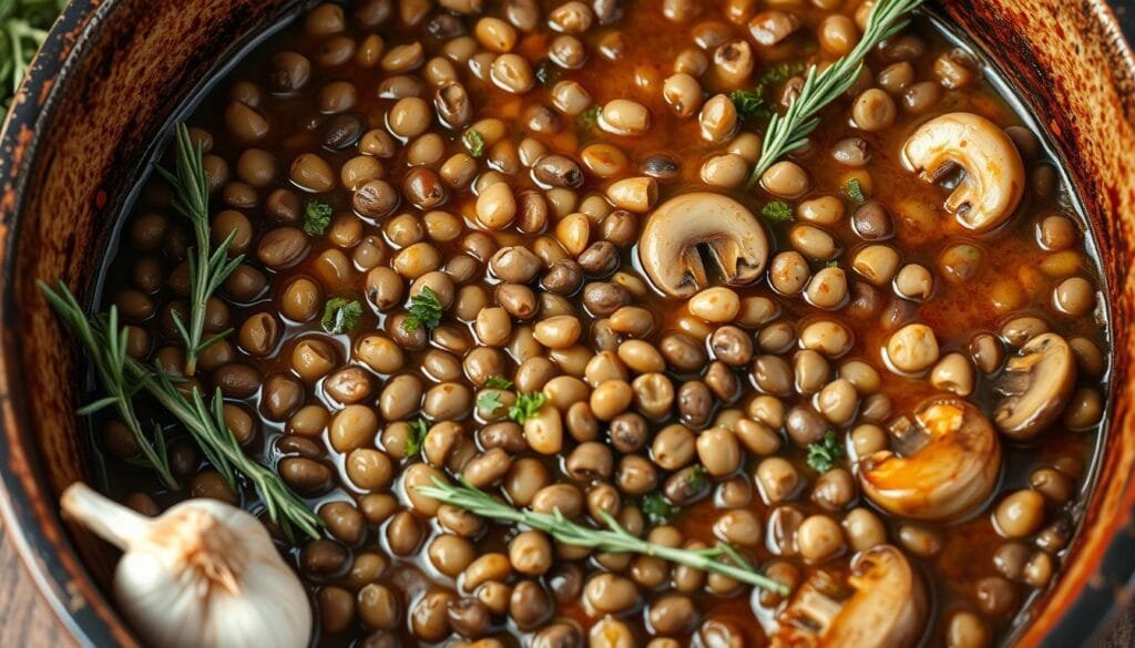 lentil mushroom filling