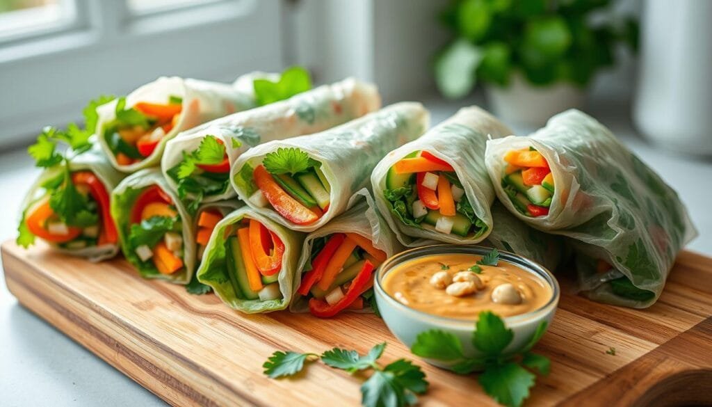 meal prep spring rolls