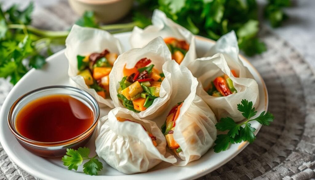 rice paper dumplings