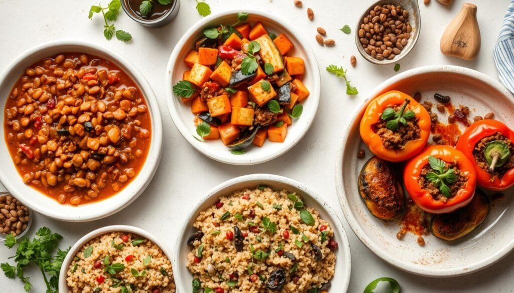 savory plant-based protein dishes