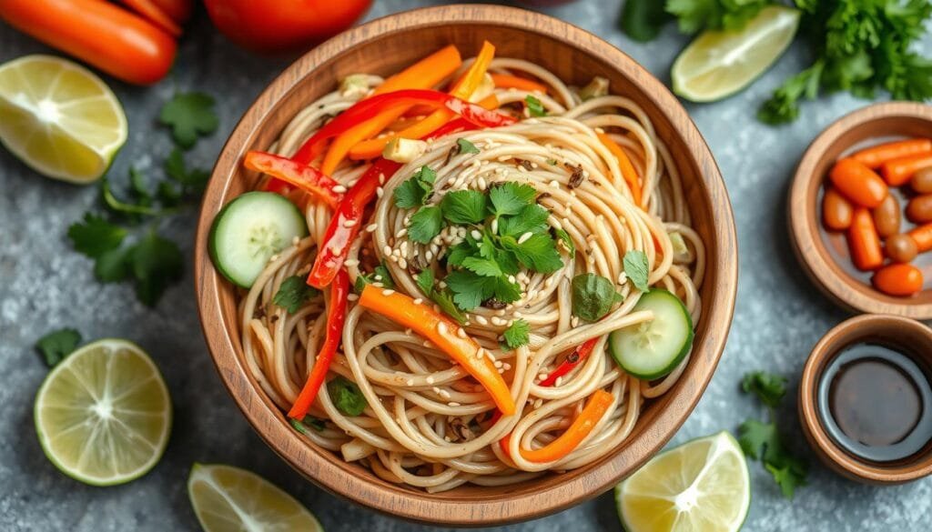 soba noodle salad