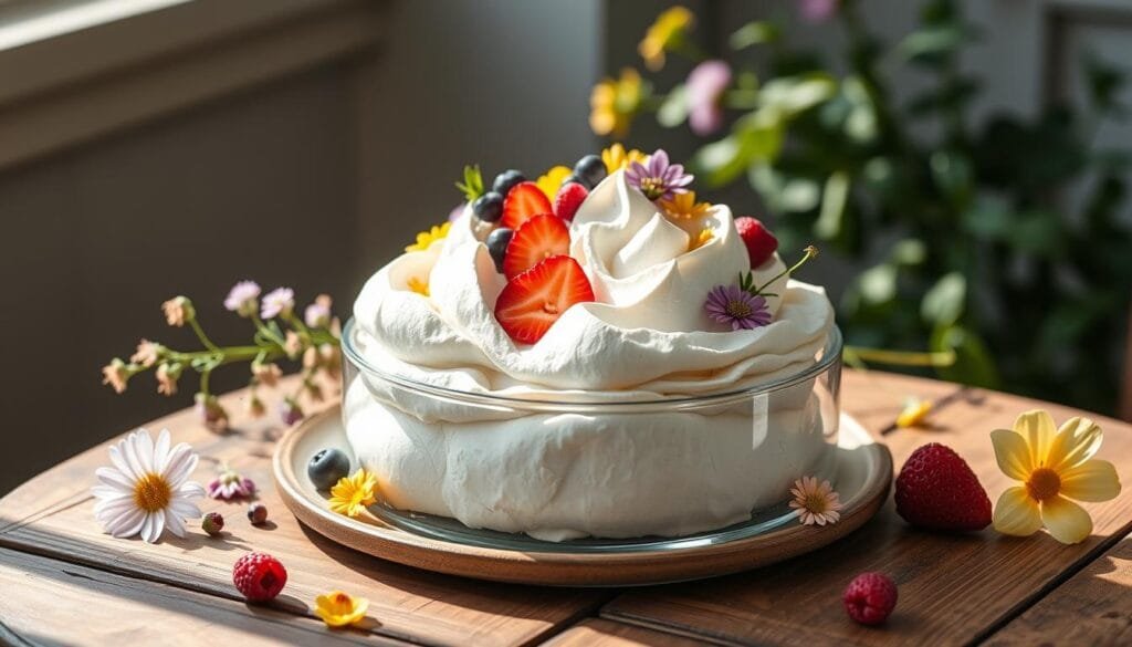 storing vegan pavlova