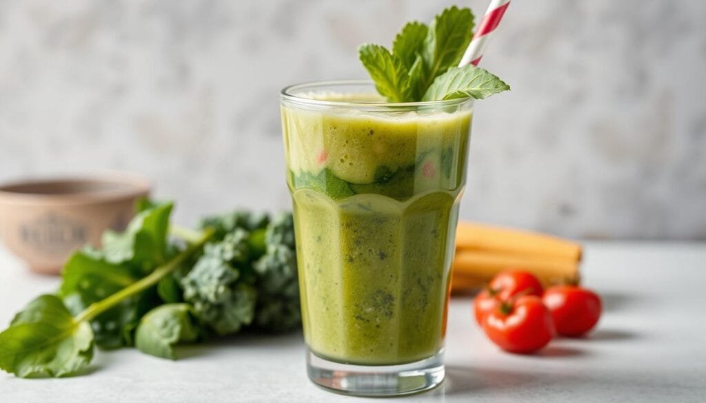 tropical fruit smoothie
