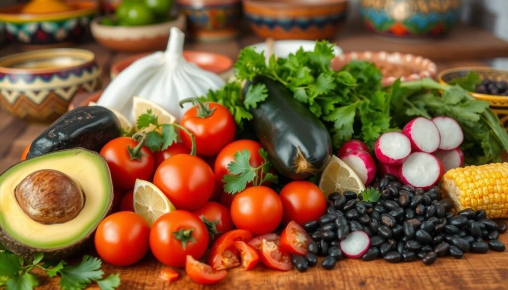 vegan Mexican ingredients