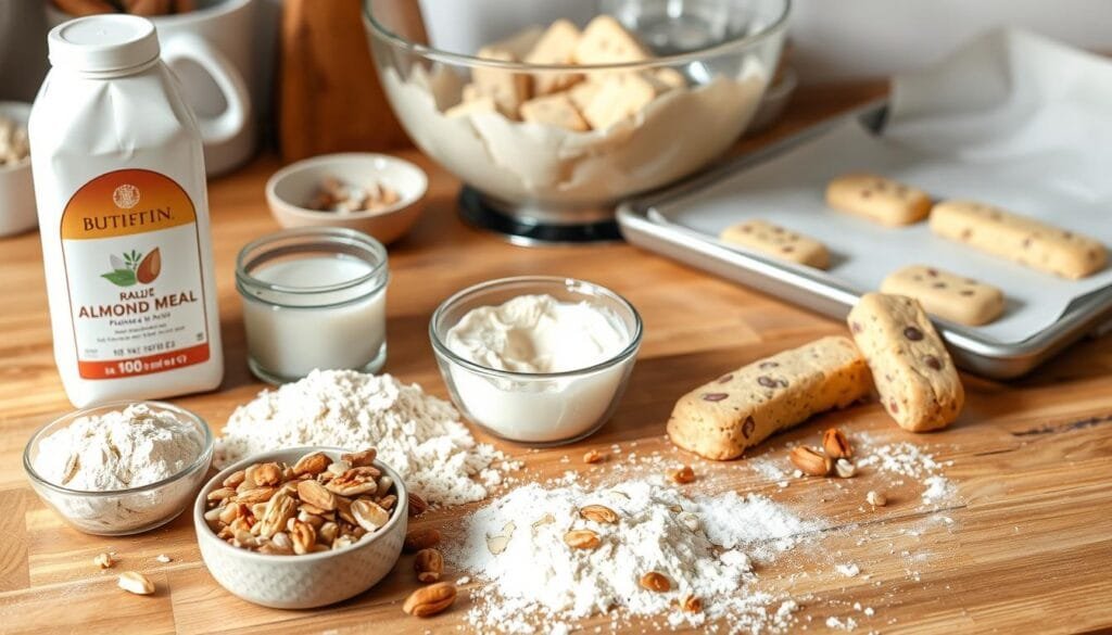 vegan biscotti baking process vegan biscotti baking process