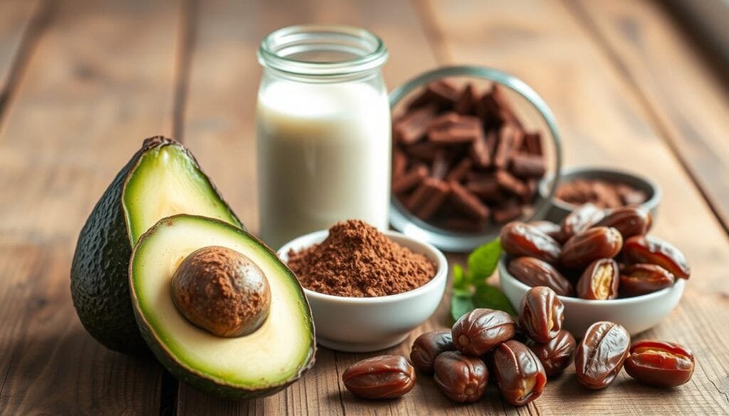 vegan chocolate mousse ingredients