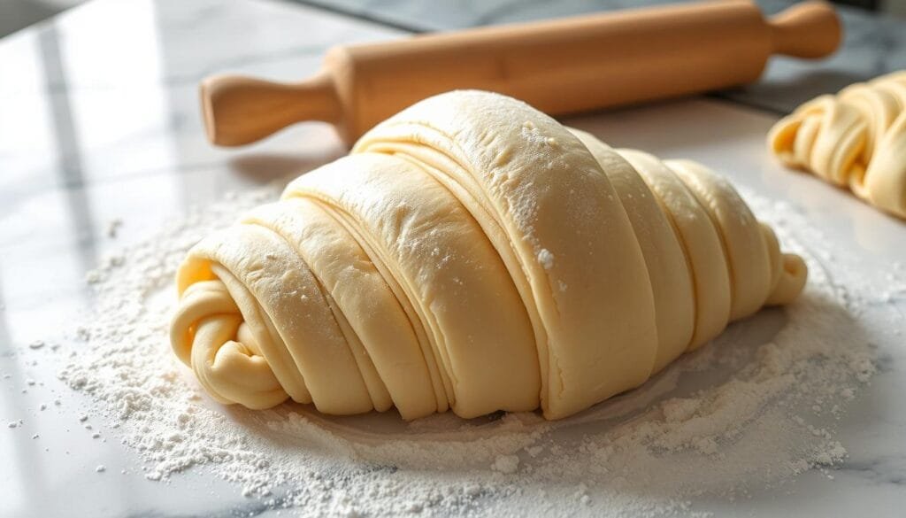 vegan croissant dough