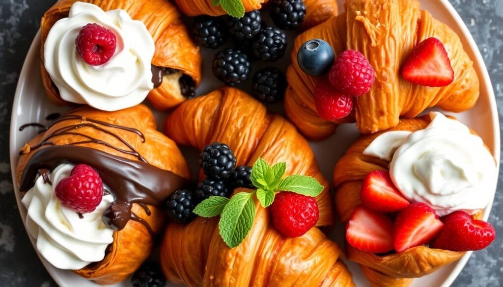 vegan croissant fillings