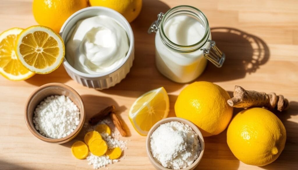 vegan lemon curd ingredients