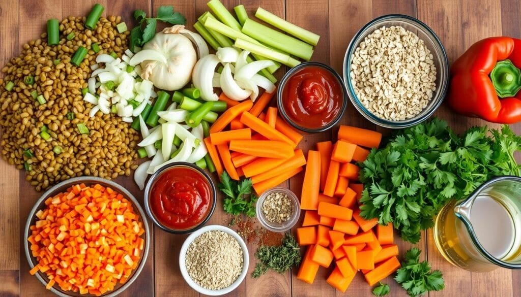 vegan lentil loaf ingredients