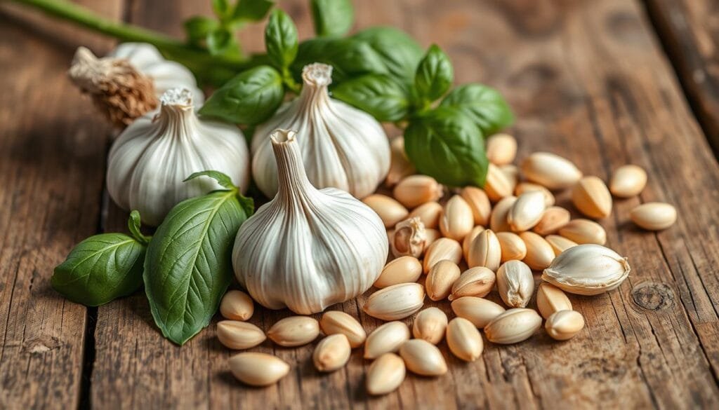 vegan pesto ingredients