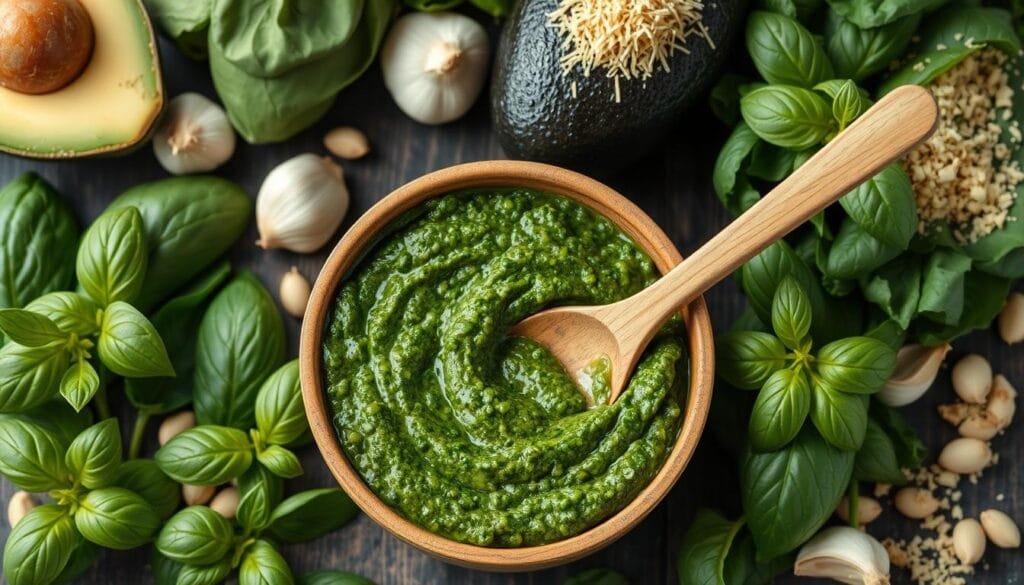 vegan pesto nutrition