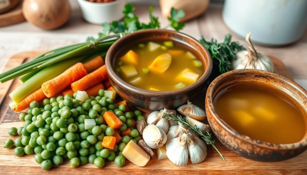 vegan split pea soup ingredients