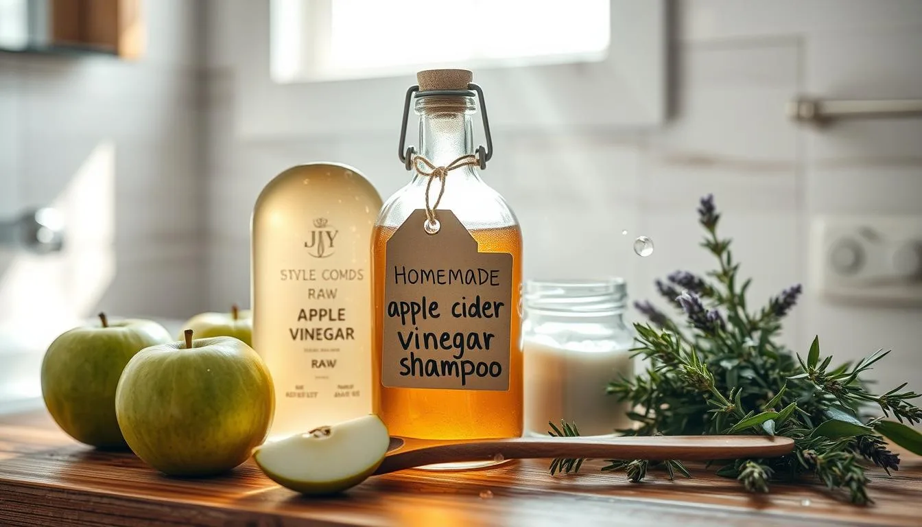 Apple cider vinegar shampoo