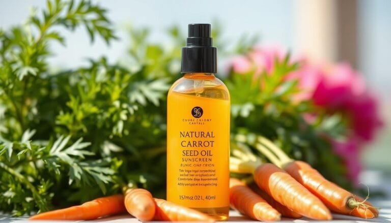 Natural Carrot Seed Oil Sunscreen for Summer Protection