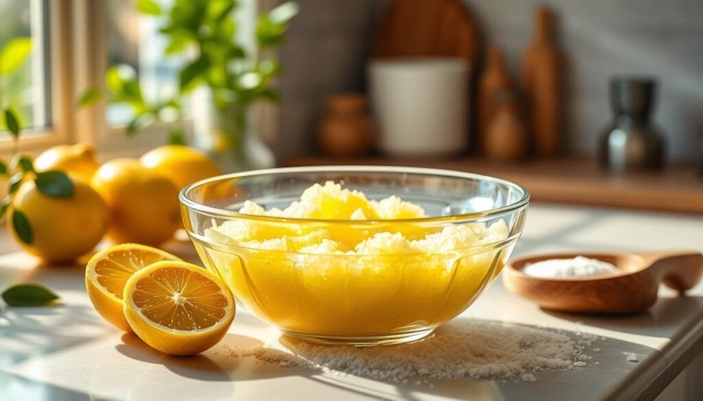 DIY Lemon Sugar Scrub