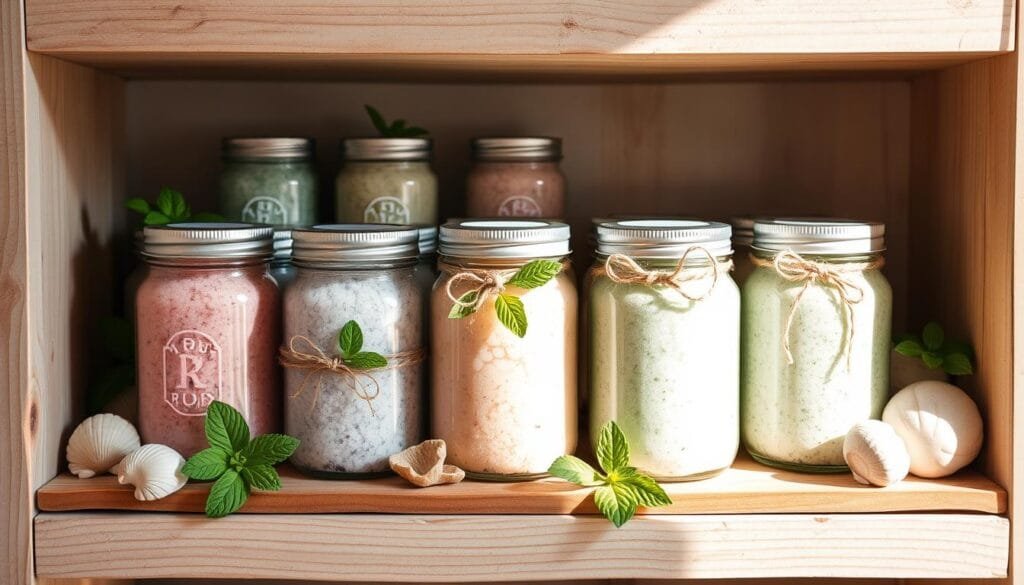 DIY scrub storage