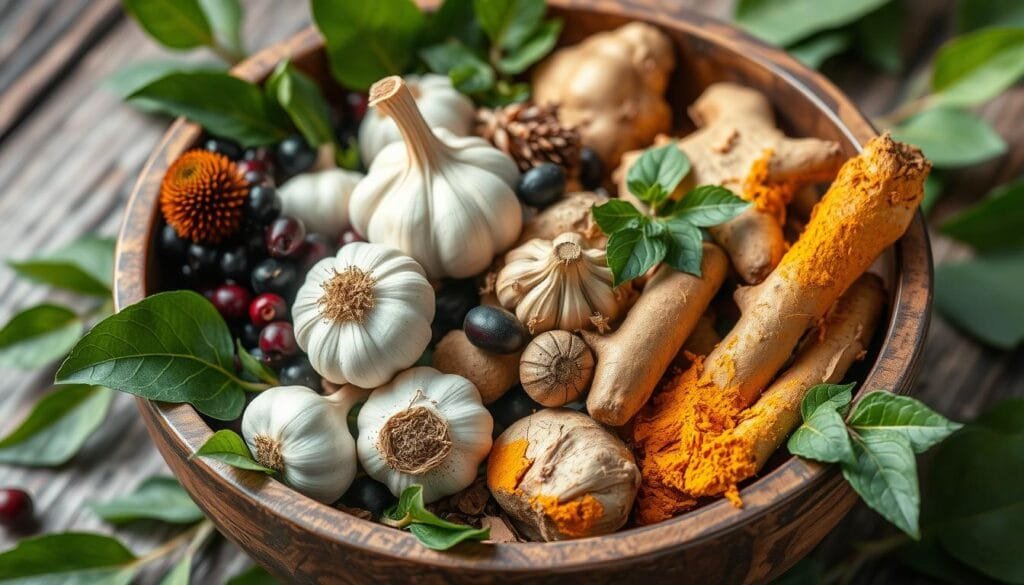 Herbal immune boosters